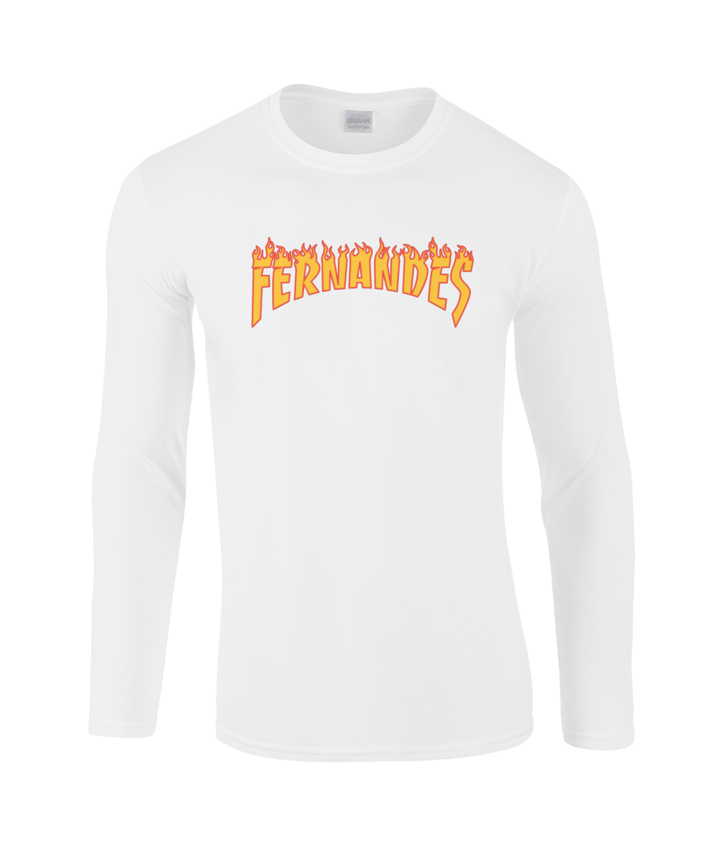 Fernandes Thrasher Long Sleeve T Shirt Stretford Paddock